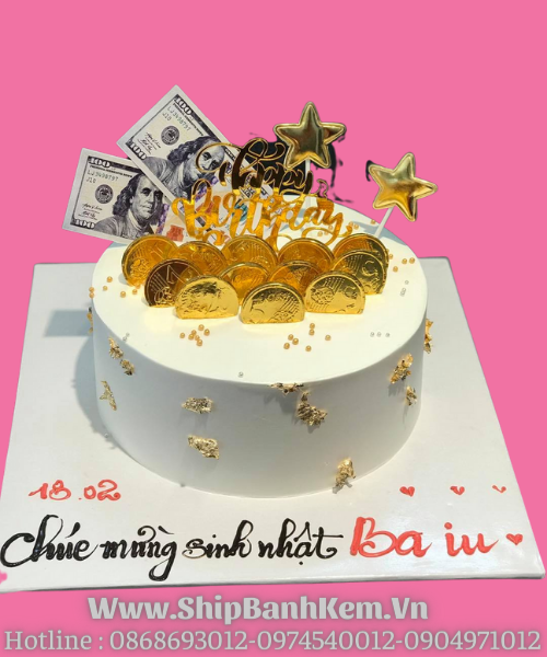 Bánh sinh nhật nhân bắp ở Đà Lạt
