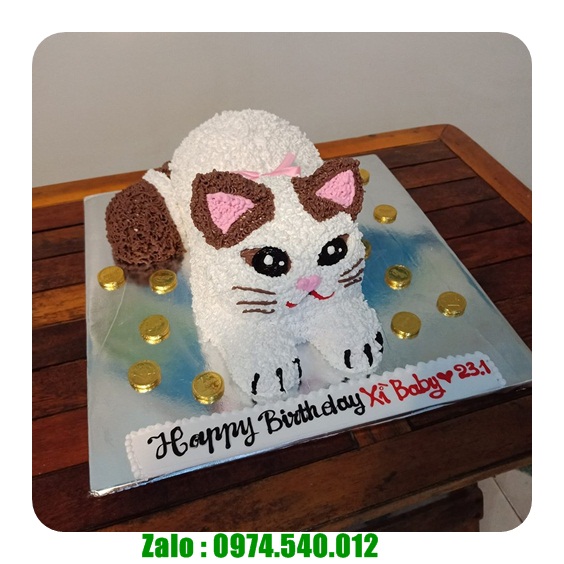 Bánh sinh nhật con mèo