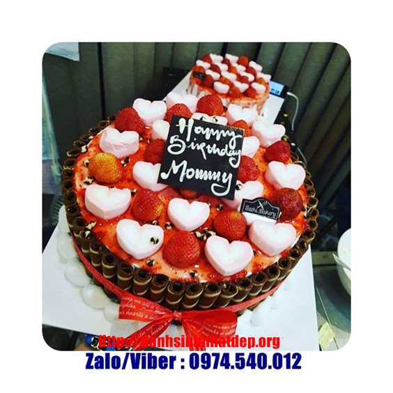 Bánh sinh nhật Hồng Ngự