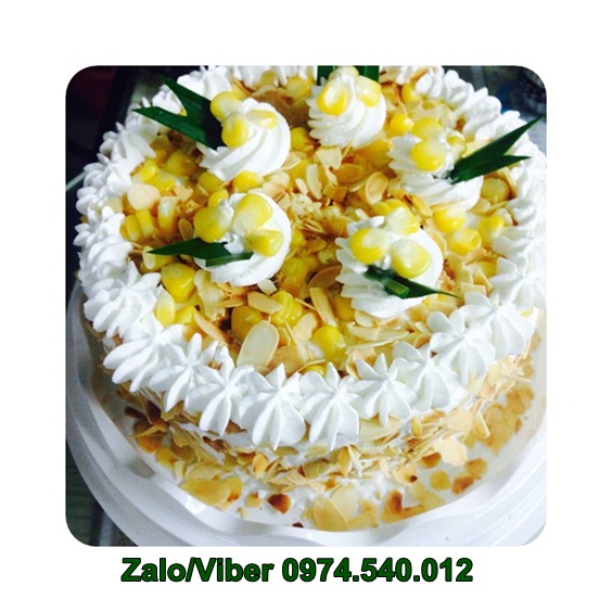 Bánh kem bắp ở đà lạt