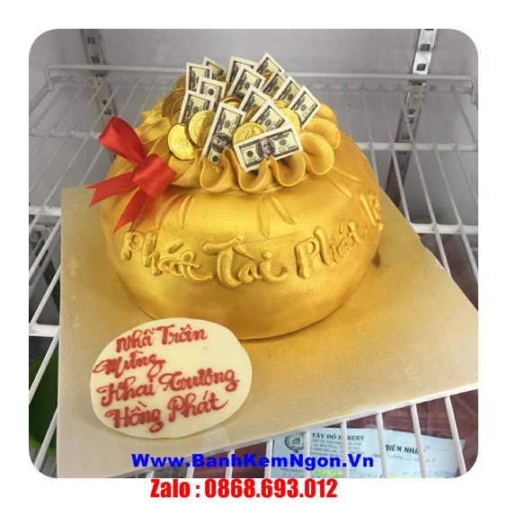 bánh kem khai trương ở Giá Rai