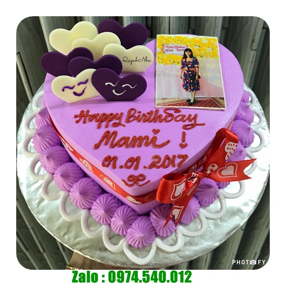 bánh kem in ảnh huyện lộc Ninh