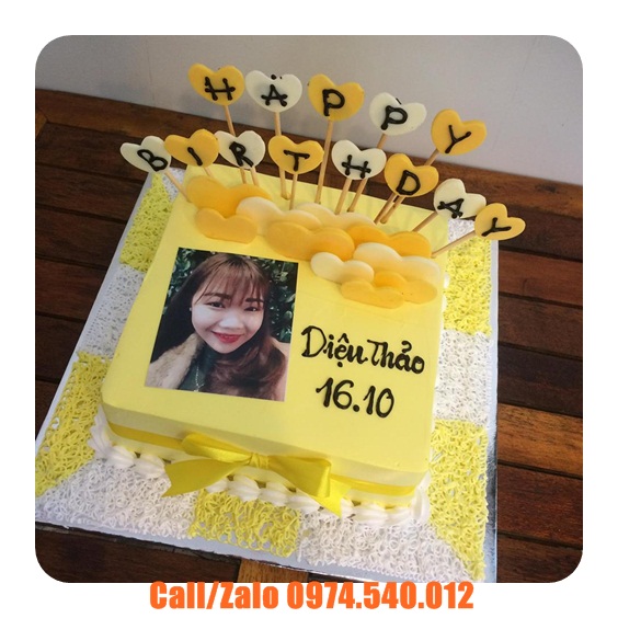 Bánh kem đẹp in ảnh