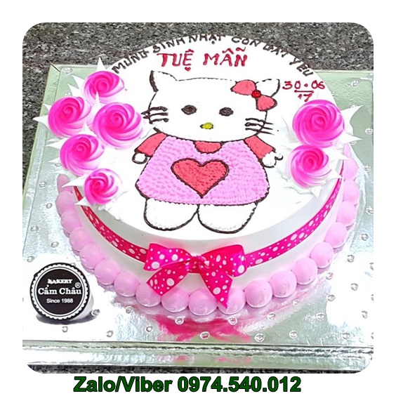 Bánh kem hello kitty