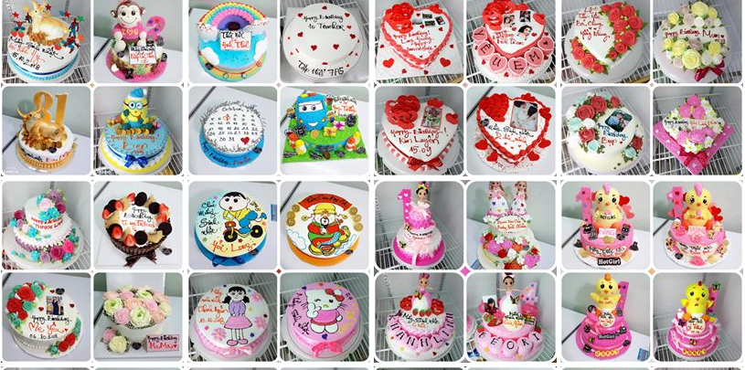 Bánh kem huyện hàm tân