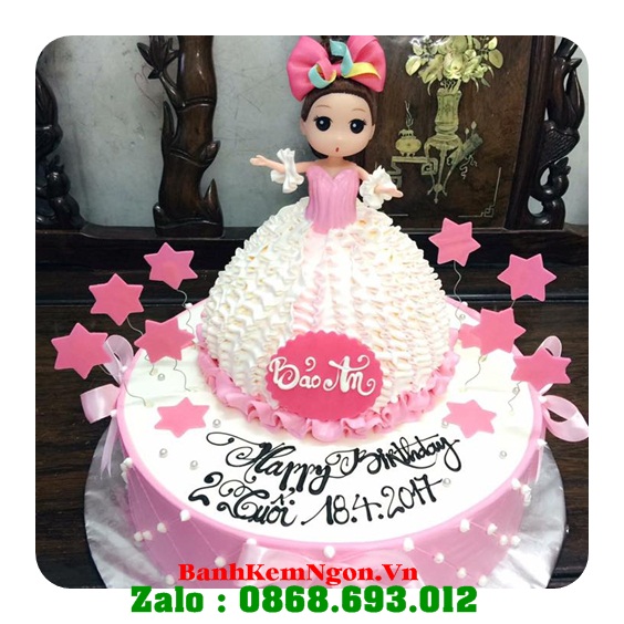 Bánh kem công chúa ở sa đéc