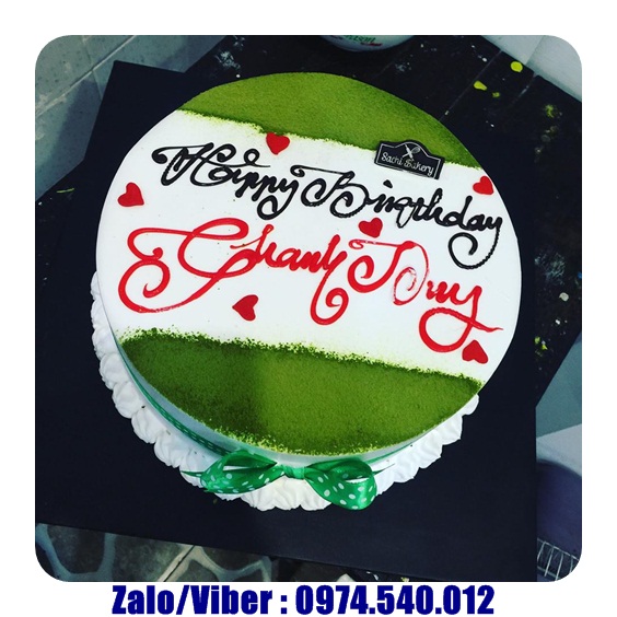 Bánh kem trà xanh ở Quy Nhơn