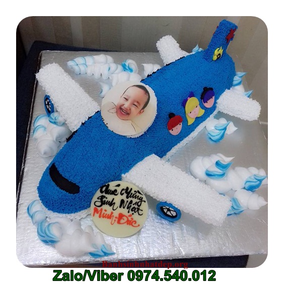 bánh sinh nhật chiếc máy bay