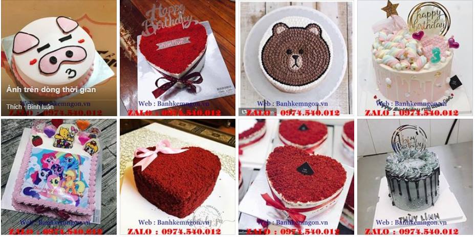bánh sinh nhật cà mau