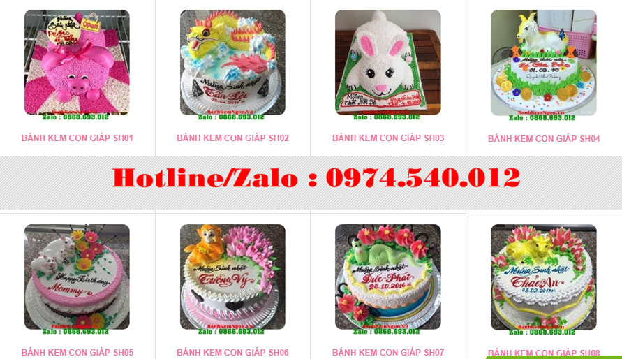 đặt bánh kem ở huyện u minh