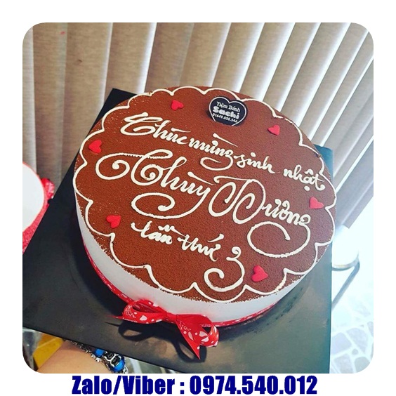 Bánh sinh nhật từ sơn