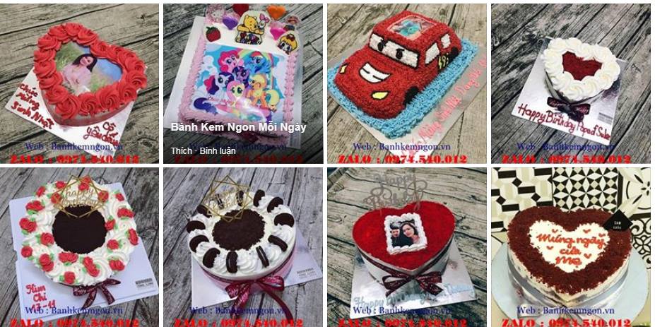tiệm bánh kem ở Thới Bình