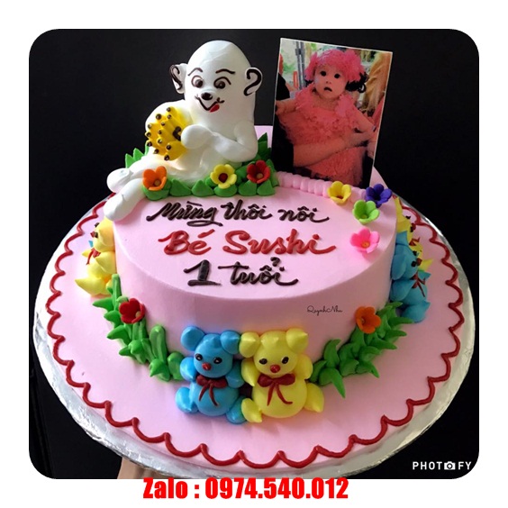 Bánh sinh nhật huyện Hoài Ân