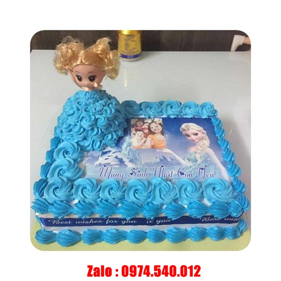 bánh kem công chúa elsa
