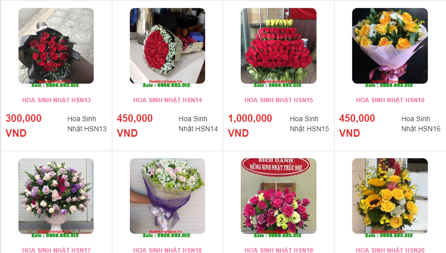 HOA TƯƠI HUYỆN CÁI NƯỚC