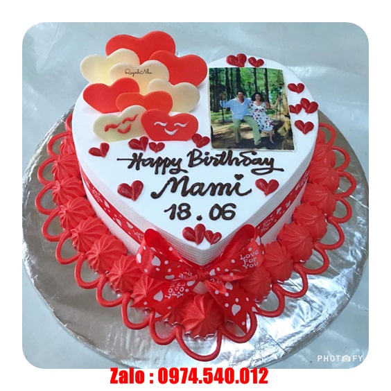 Bánh sinh nhật in ảnh ở Đà Lạt