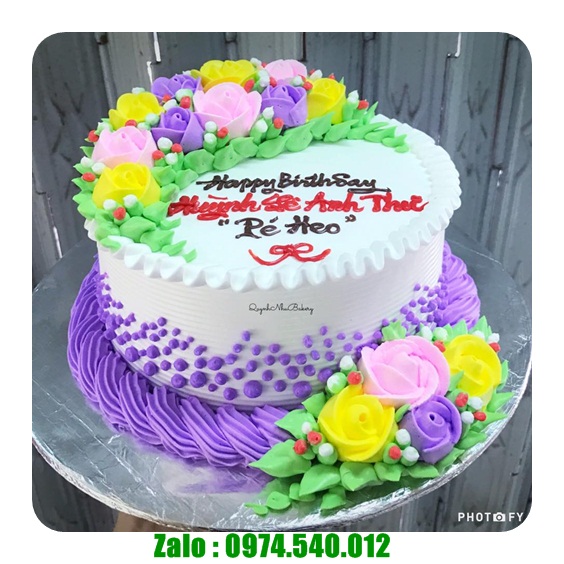 Bánh sinh nhật huyện chợ mới