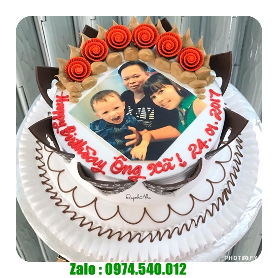 Bánh sinh nhật in hình ở Sài Gòn
