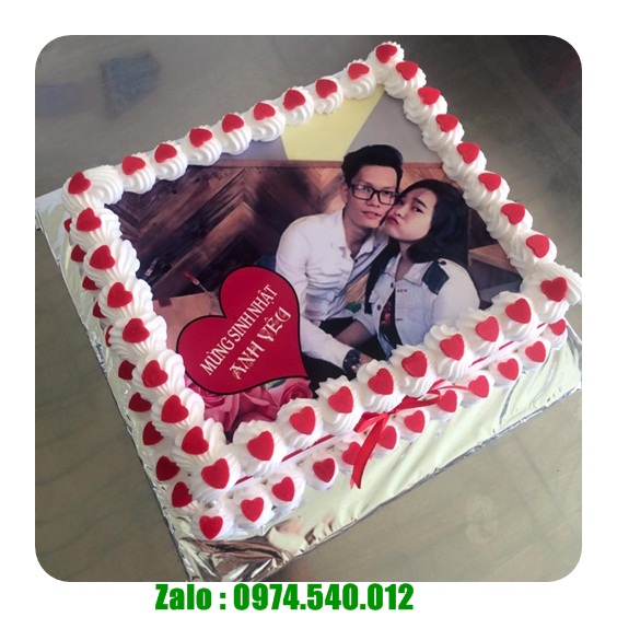 Bánh kem in hình đẹp