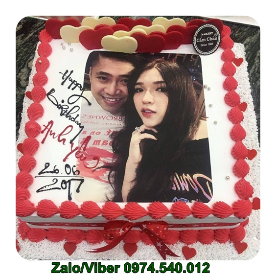 bánh sinh nhật in ảnh 