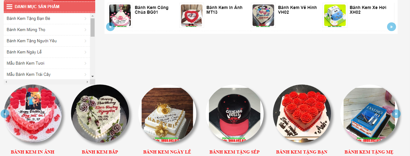 tiệm bánh kem phan thiết