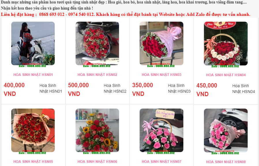 hoa tươi Hàm Thuận Nam