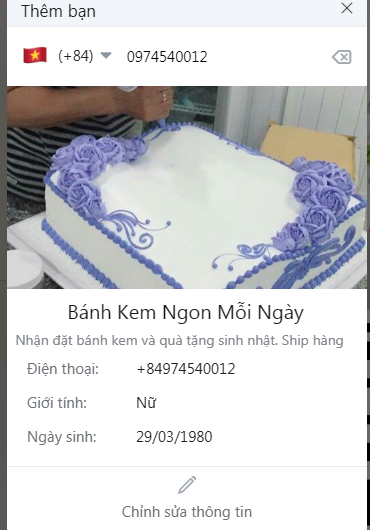 đặt bánh kem ở Bình thuận