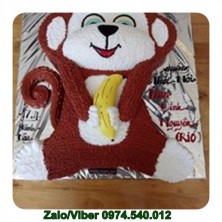 Bánh Sinh Nhật Hình Con Khỉ Tặng Người Tuổi Thân